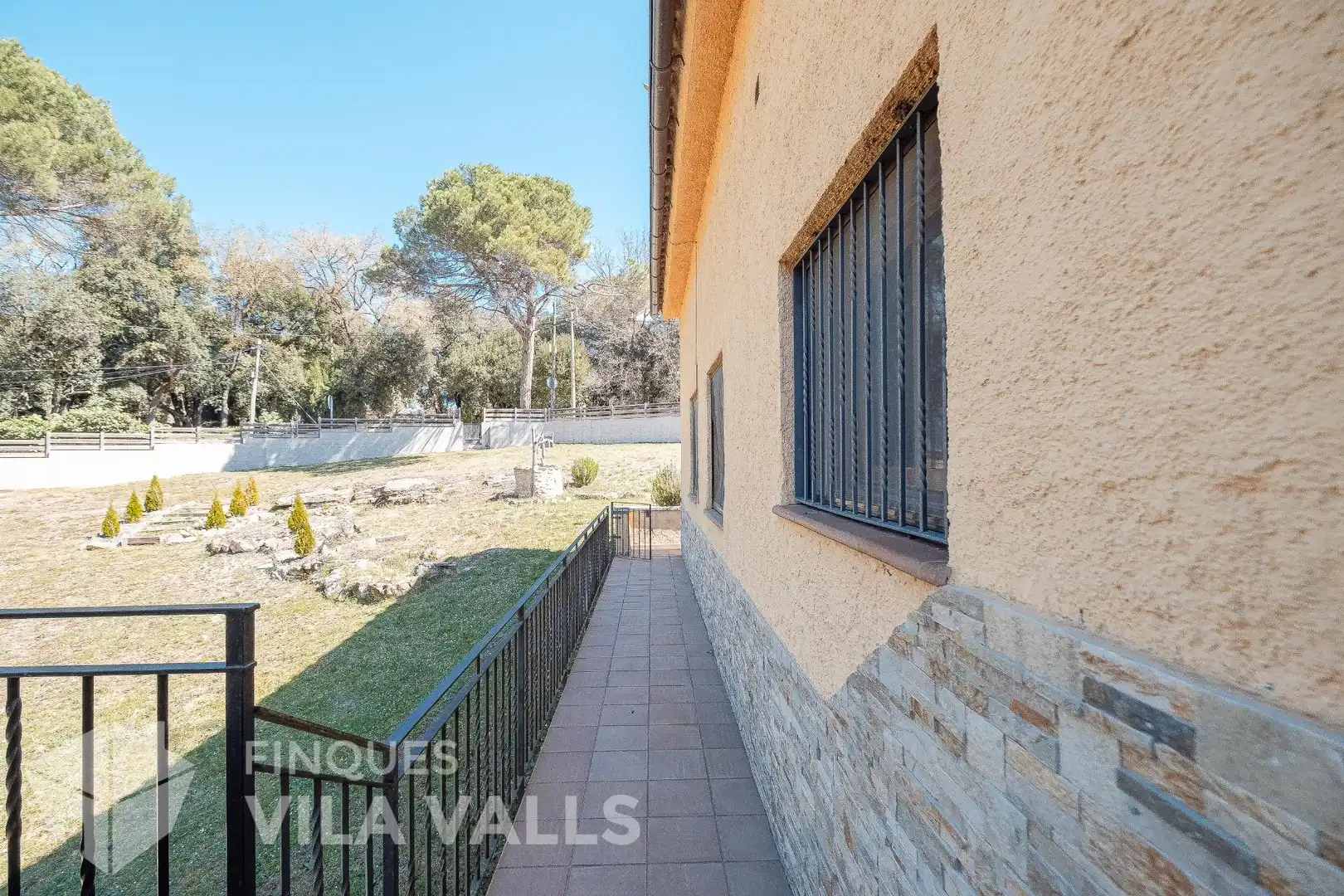 Terrassa de Casa o xalet en venda en Sant Quirze Safaja amb Jardí privat, Parquet i Terrassa
