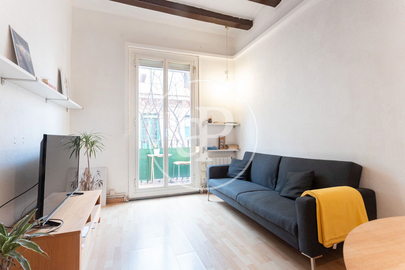 Living room of Flat to rent in  Barcelona Capital  with Air Conditioner, Heating and Furnished