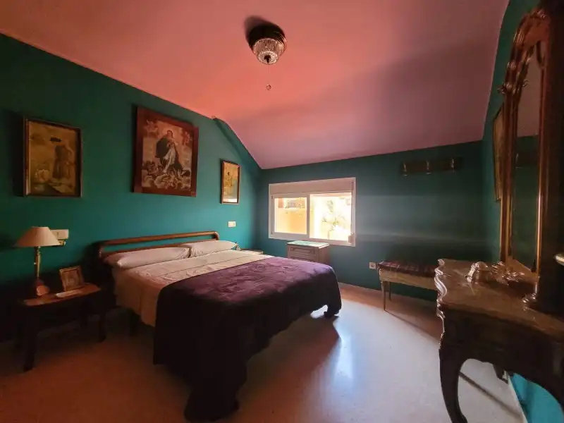 Schlafzimmer von Dachboden zum Verkauf in Málaga mit Klimaanlage, Heizung und Terrasse