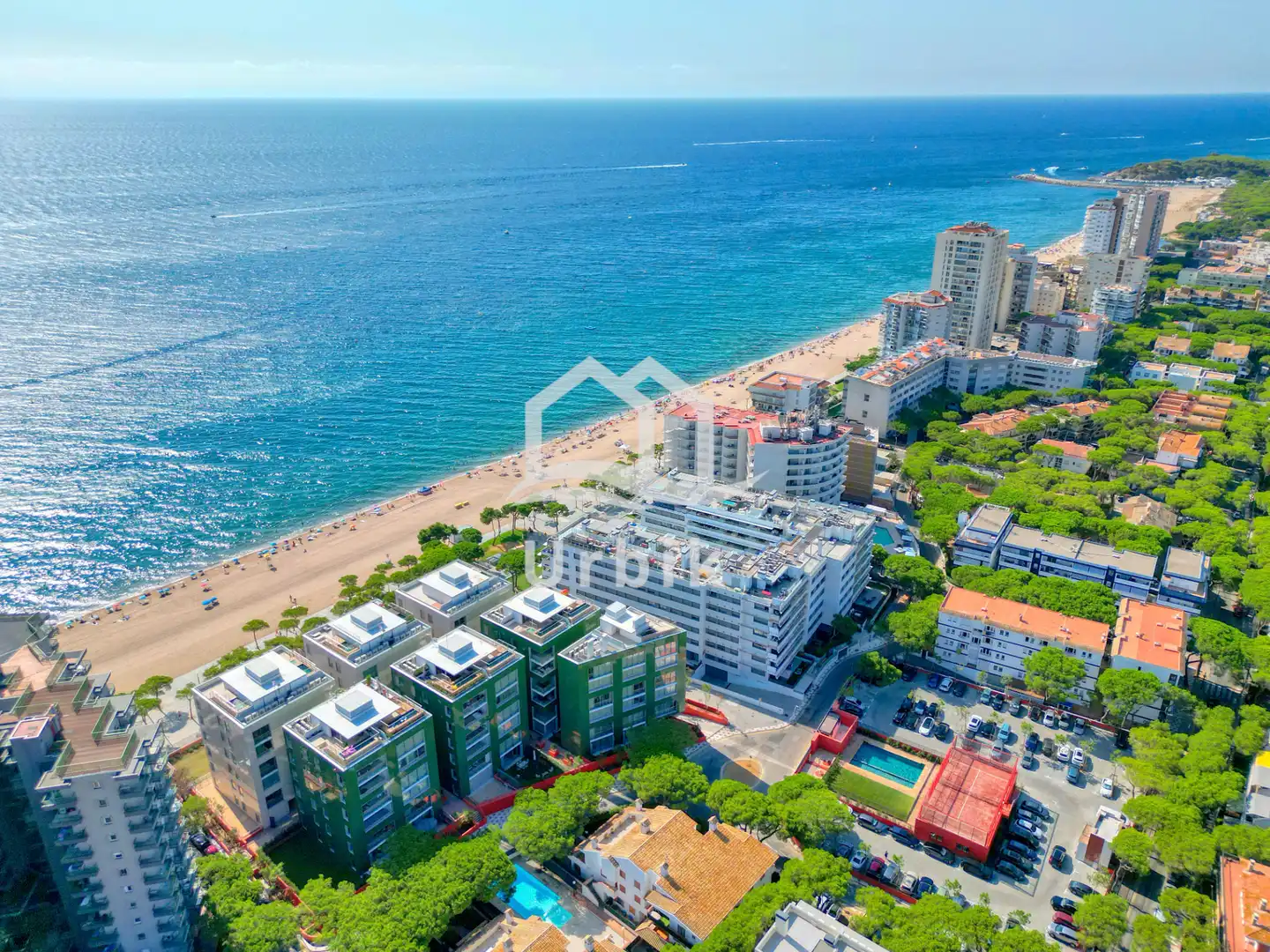 Vista exterior de Piso en venta en Castell d'Aro, Platja d'Aro i s'Agaró con Aire acondicionado, Jardín privado y Terraza