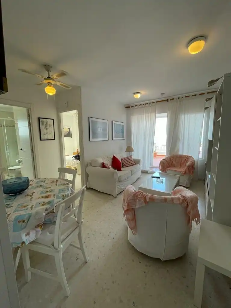 Living room of Flat for rent in El Puerto de Santa María  with Terrace and Alarm