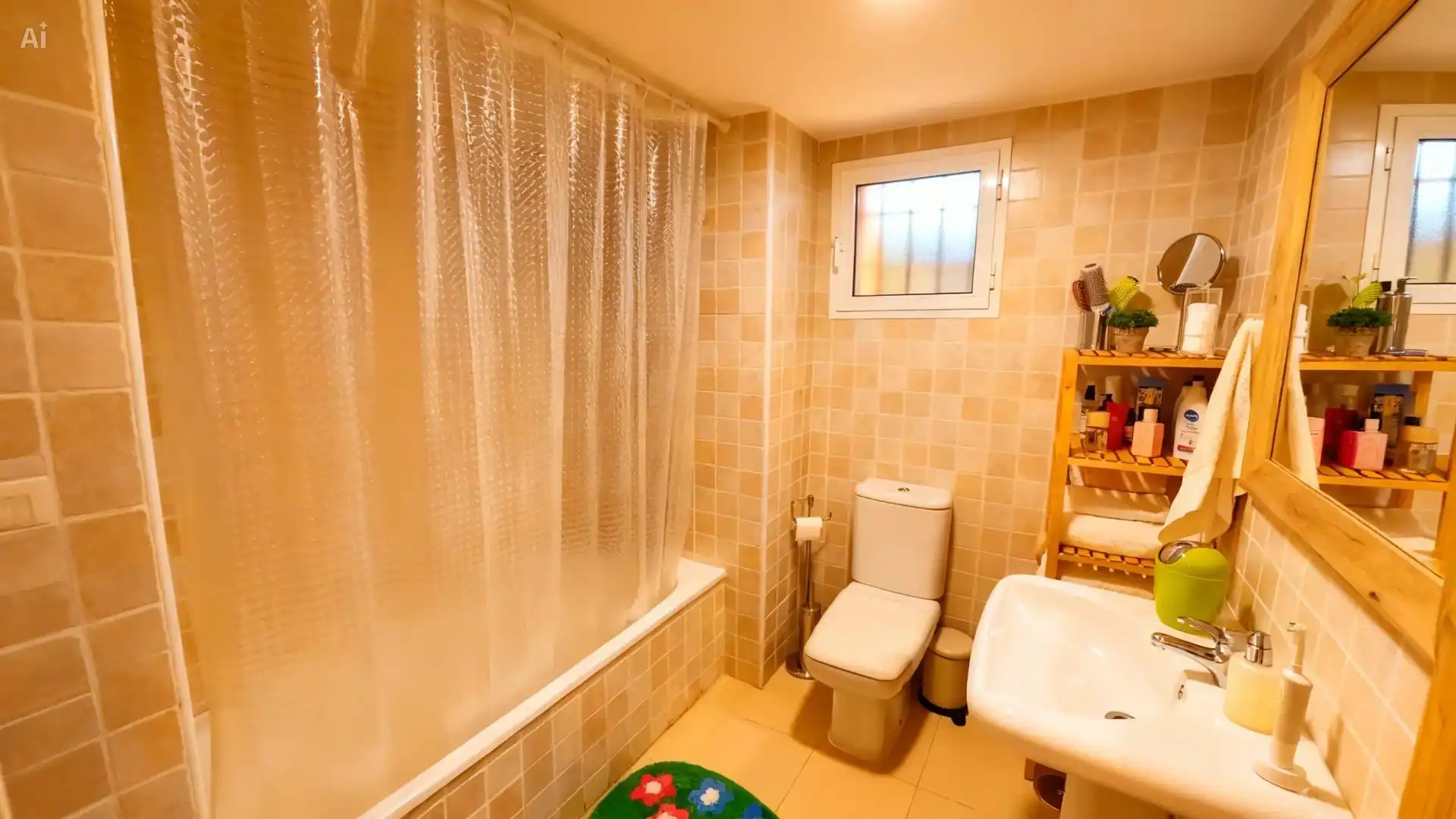 Baño de Apartamento en venta en Marbella con Aire acondicionado, Calefacción y Jardín privado