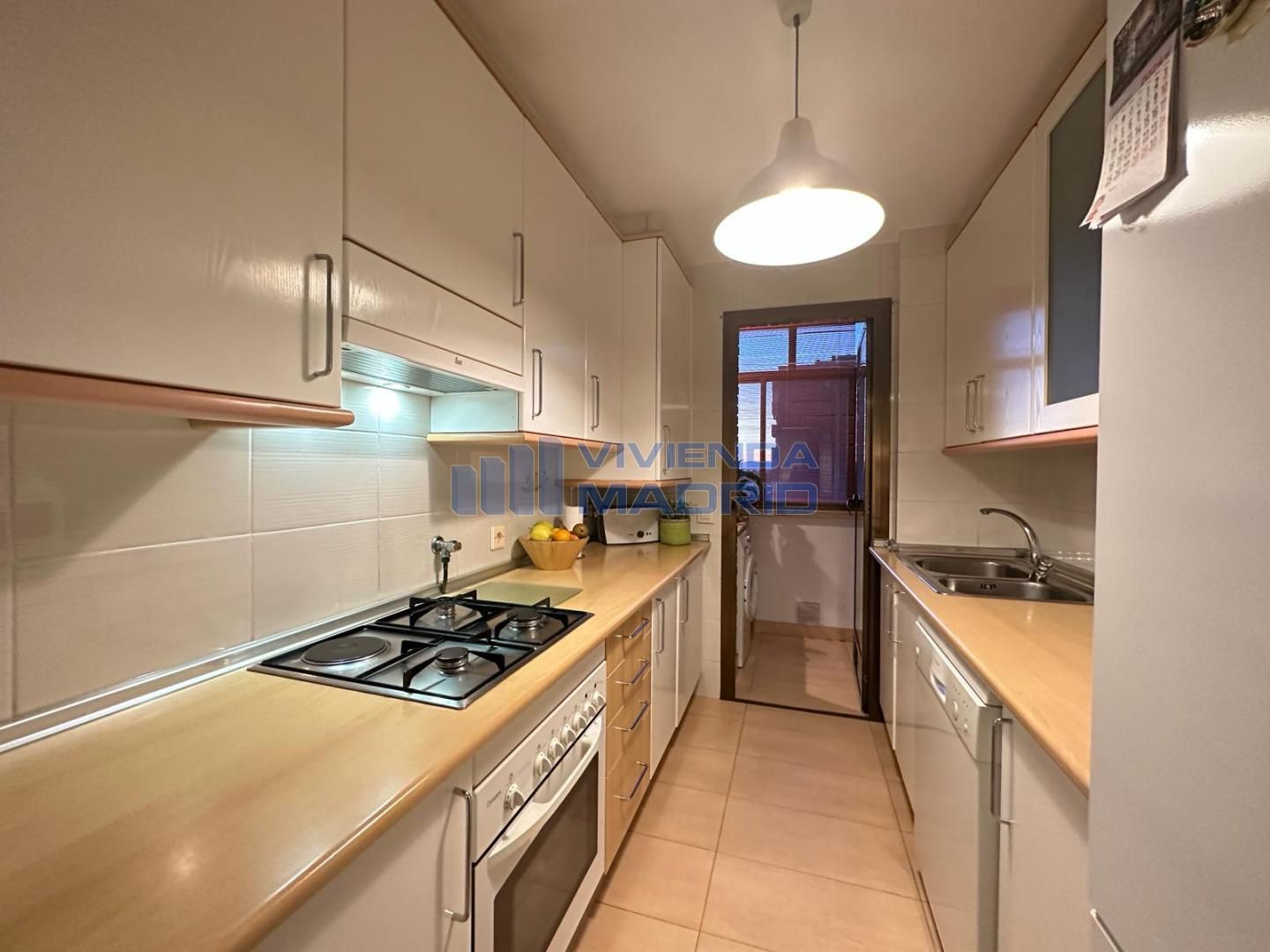 Kitchen of Flat for sale in  Madrid Capital  with Air Conditioner and Heating