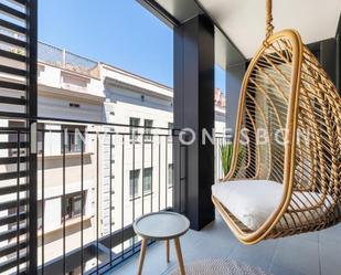 Terrace of Flat to rent in  Barcelona Capital  with Air Conditioner, Heating and Balcony