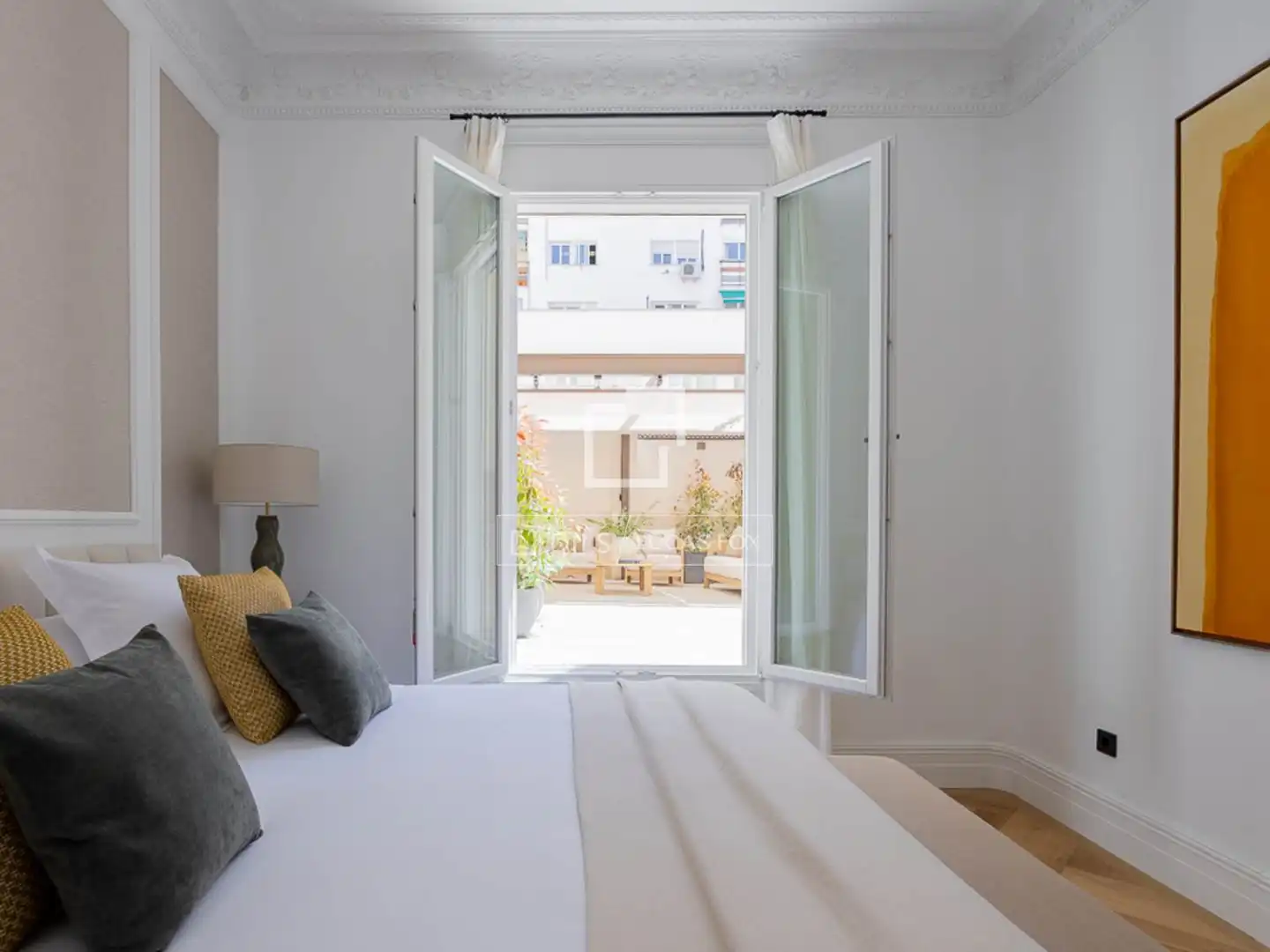 Schlafzimmer von Wohnung zum Verkauf in Los Molinos mit Klimaanlage, Heizung und Parkett