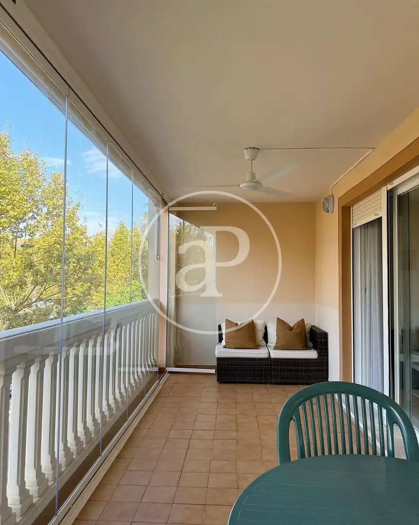 Terraza de Piso de alquiler en Jávea / Xàbia con Aire acondicionado, Calefacción y Jardín privado