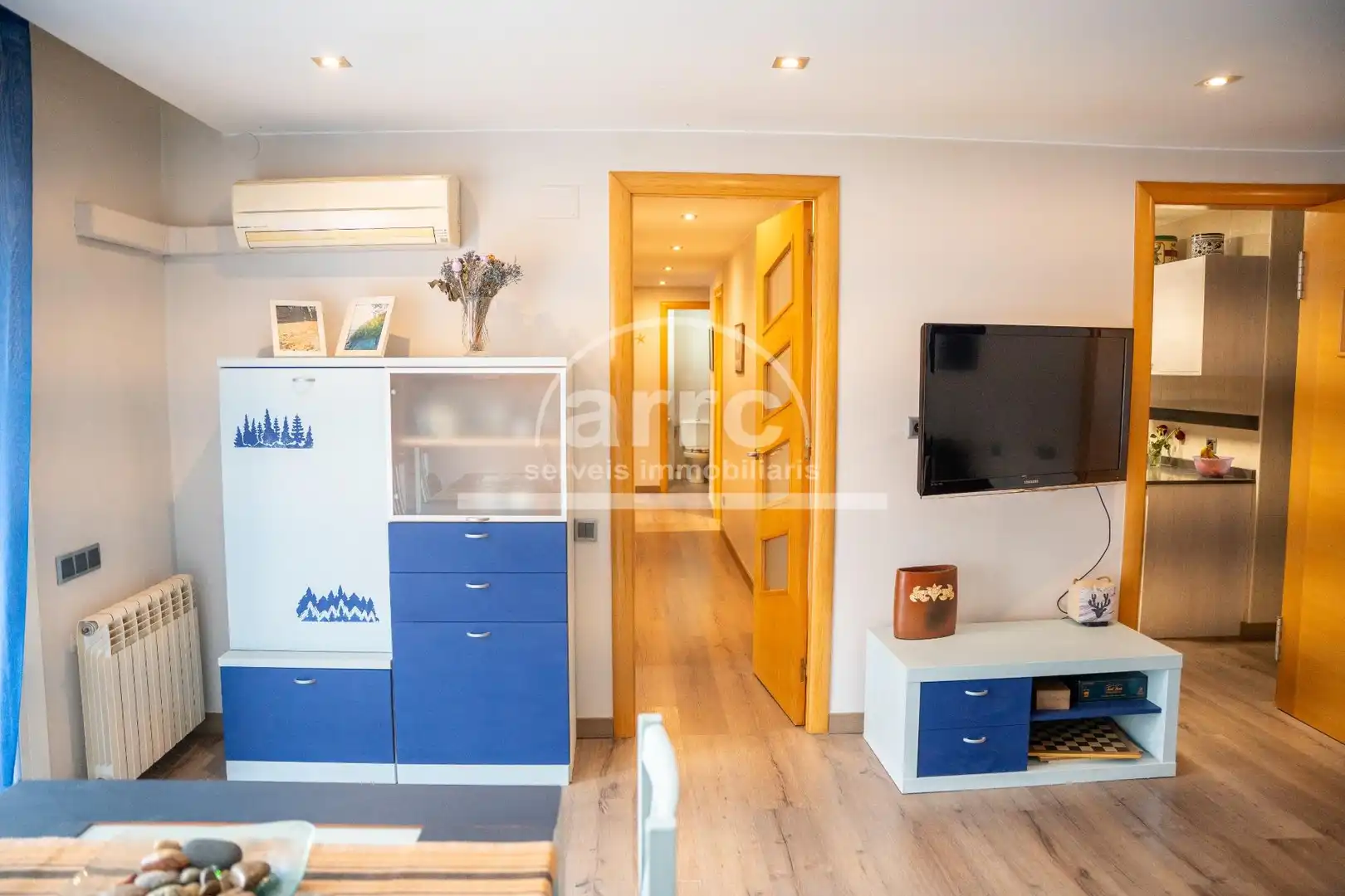 Sala de estar de Piso en venta en Teià con Aire acondicionado, Terraza y Balcón