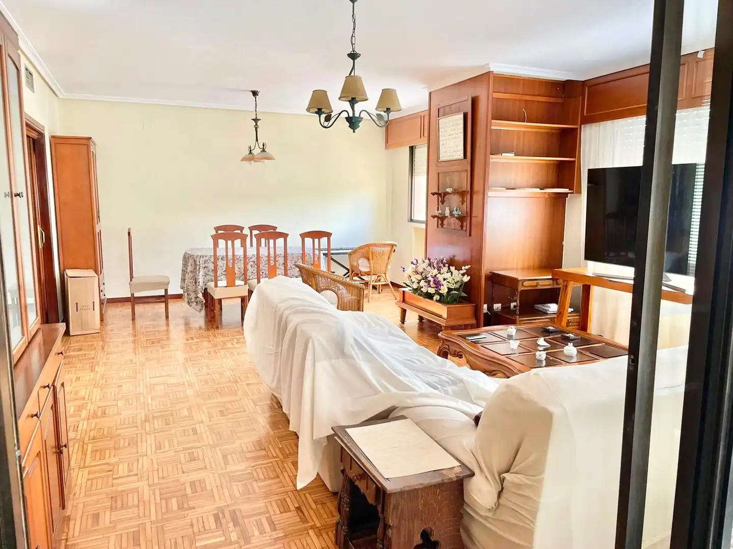 Living room of Apartments for rent in Cartagena  with Air Conditioner, Furnished and Washing machine