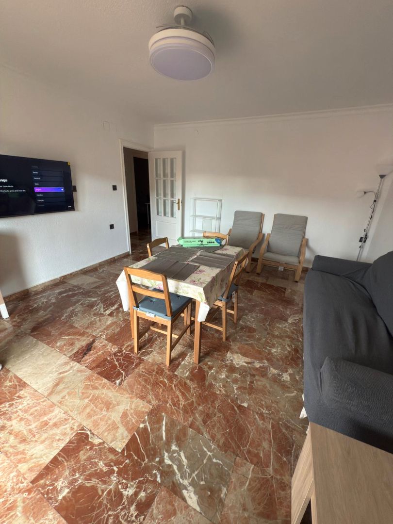 Dining room of Flat to rent in  Granada Capital  with Furnished, Washing machine and Balcony