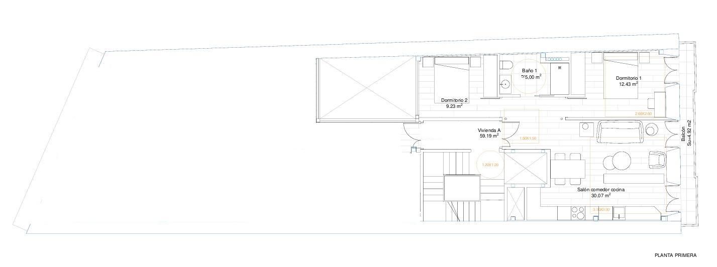 Pis en venda en A Coruña Capital  amb Calefacció i Balcó
