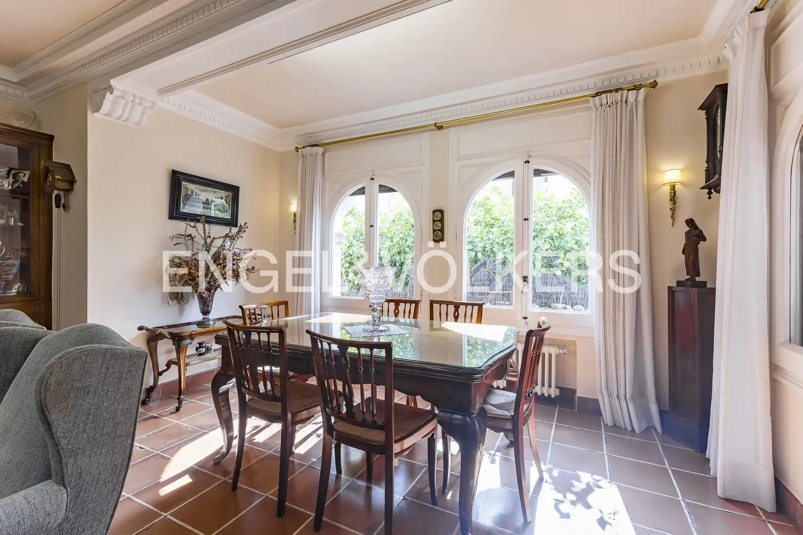 Comedor de Casa o chalet en venta en Barcelona con Calefacción, Jardín privado y Terraza