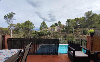 Piscina de Casa adosada en venda en Gelida amb Terrassa i Balcó