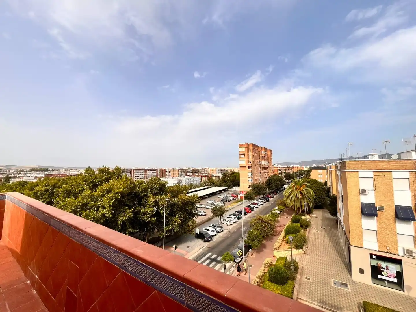 Außenansicht von Dachboden zur Miete in Córdoba mit Klimaanlage und Terrasse