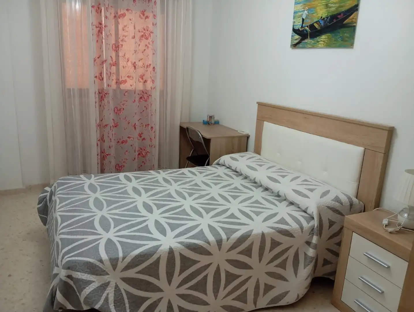 Schlafzimmer von Wohnung zur Miete in Jaén mit Möbliert