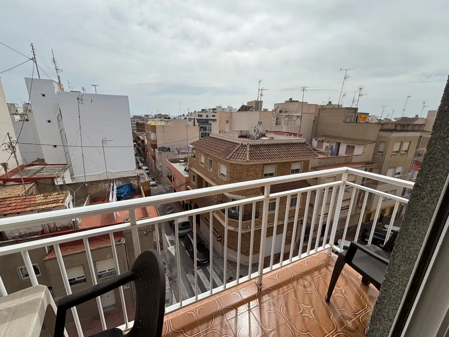 Balcony of Flat for sale in Santa Pola  with Air Conditioner, Furnished and Washing machine
