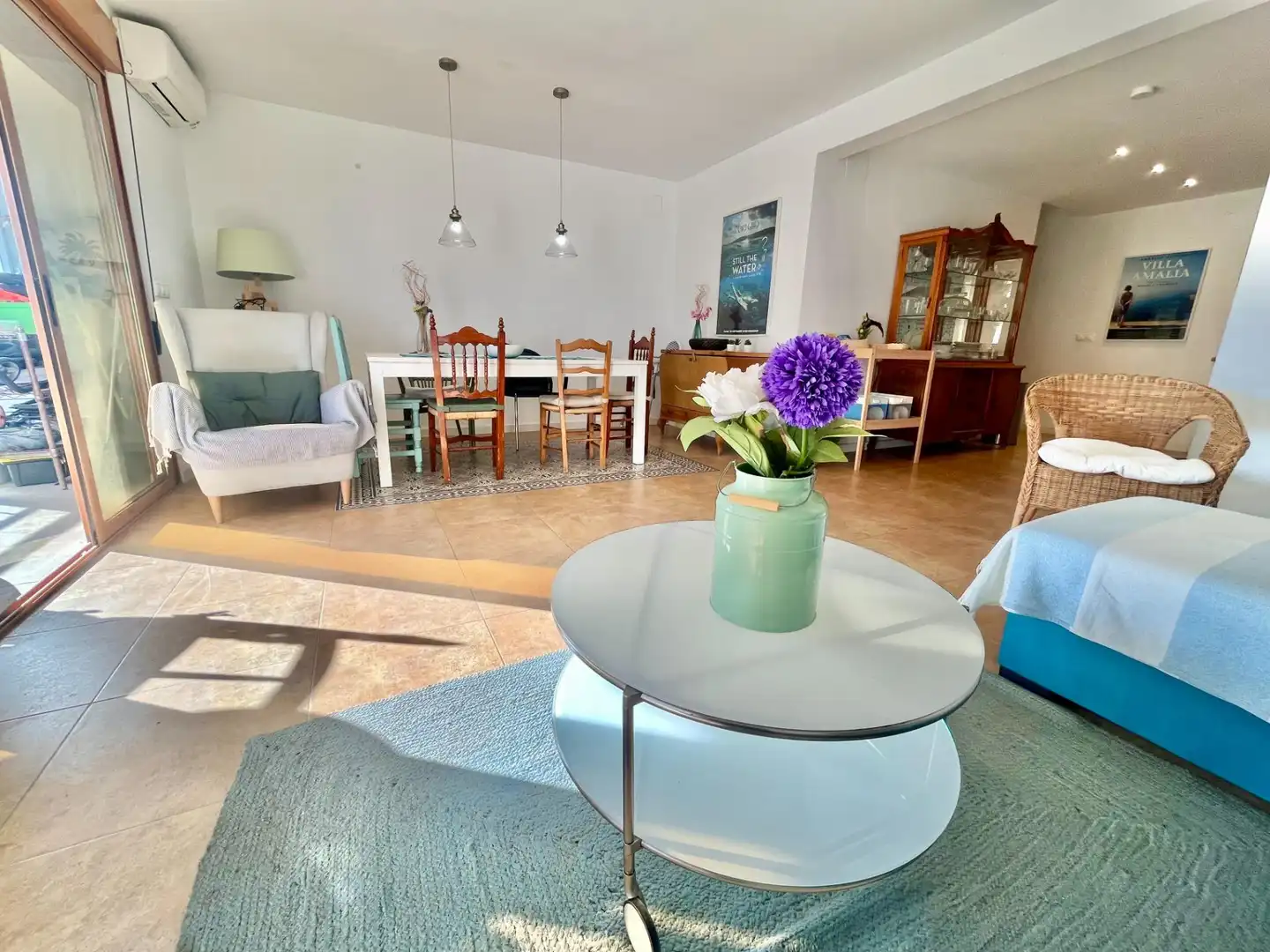 Esszimmer von Wohnung zum Verkauf in El Campello mit Klimaanlage, Terrasse und Balkon