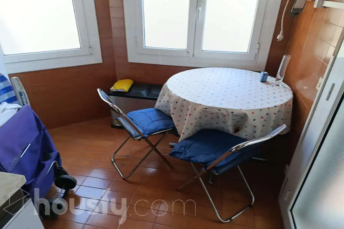 Comedor de Piso de alquiler en Barcelona con Aire acondicionado, Calefacción y Terraza