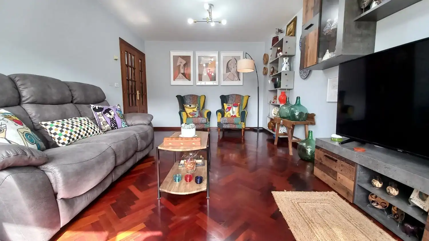 Sala de estar de Piso en venta en Arteixo pueblo