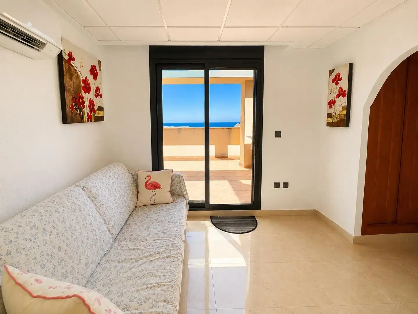 Sala de estar de Dúplex en venta en Guardamar del Segura con Aire acondicionado, Calefacción y Terraza