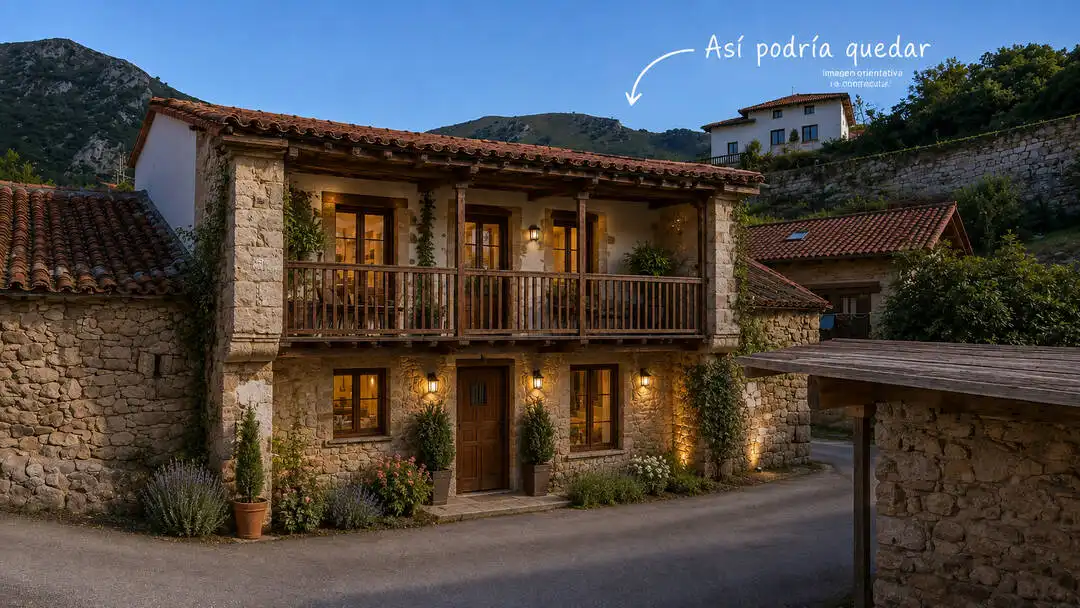 Vista exterior de Casa o chalet en venta en Peñamellera Baja