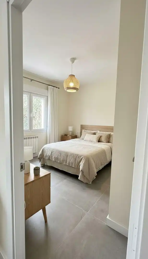 Schlafzimmer von Einfamilien-Reihenhaus zum Verkauf in Castrillón mit Heizung und Terrasse