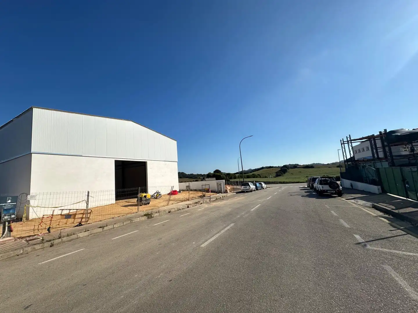 Vista exterior de Nave industrial de alquiler en Es Mercadal
