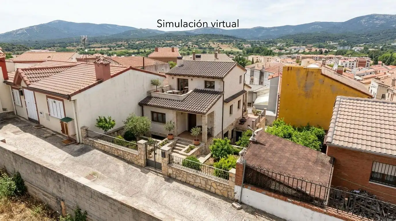 Vista exterior de Residencial en venda en Guadarrama