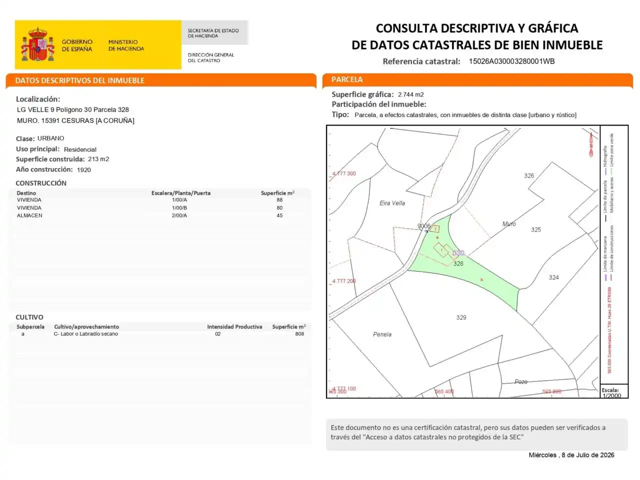 Houses for sale in Cesuras