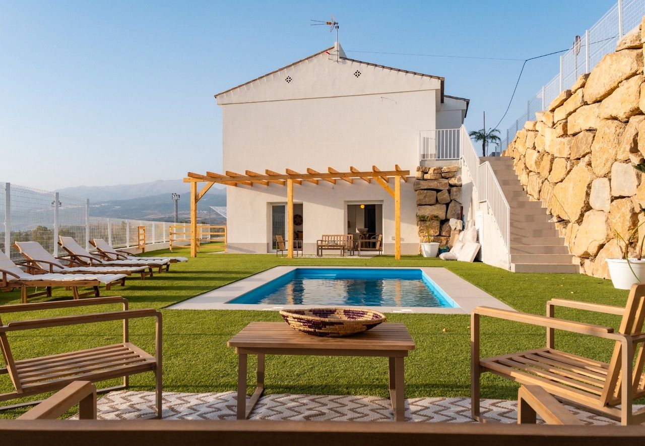 Terrace of House or chalet for sale in Viñuela