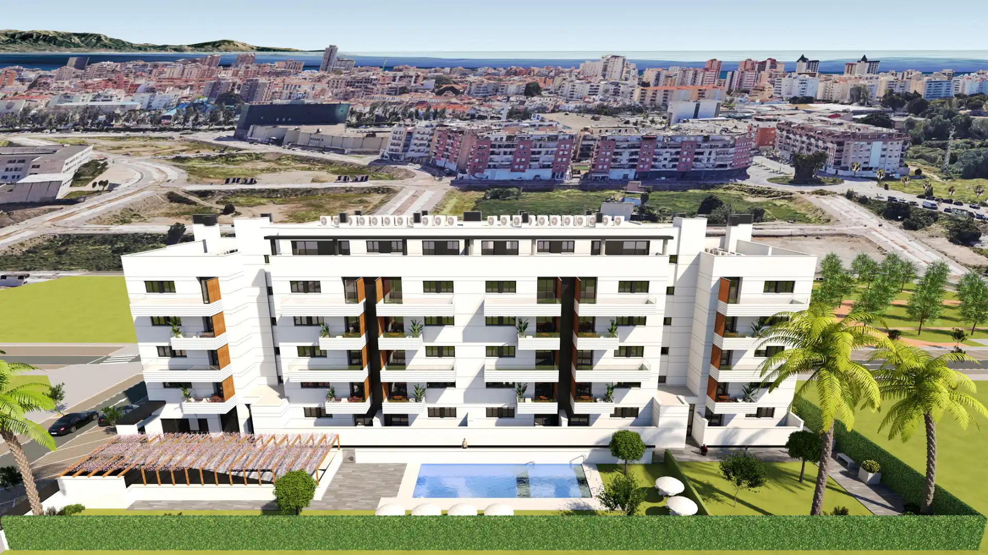 Piso de obra nueva con piscina en venta en Calle Almogía 61, imagen 8