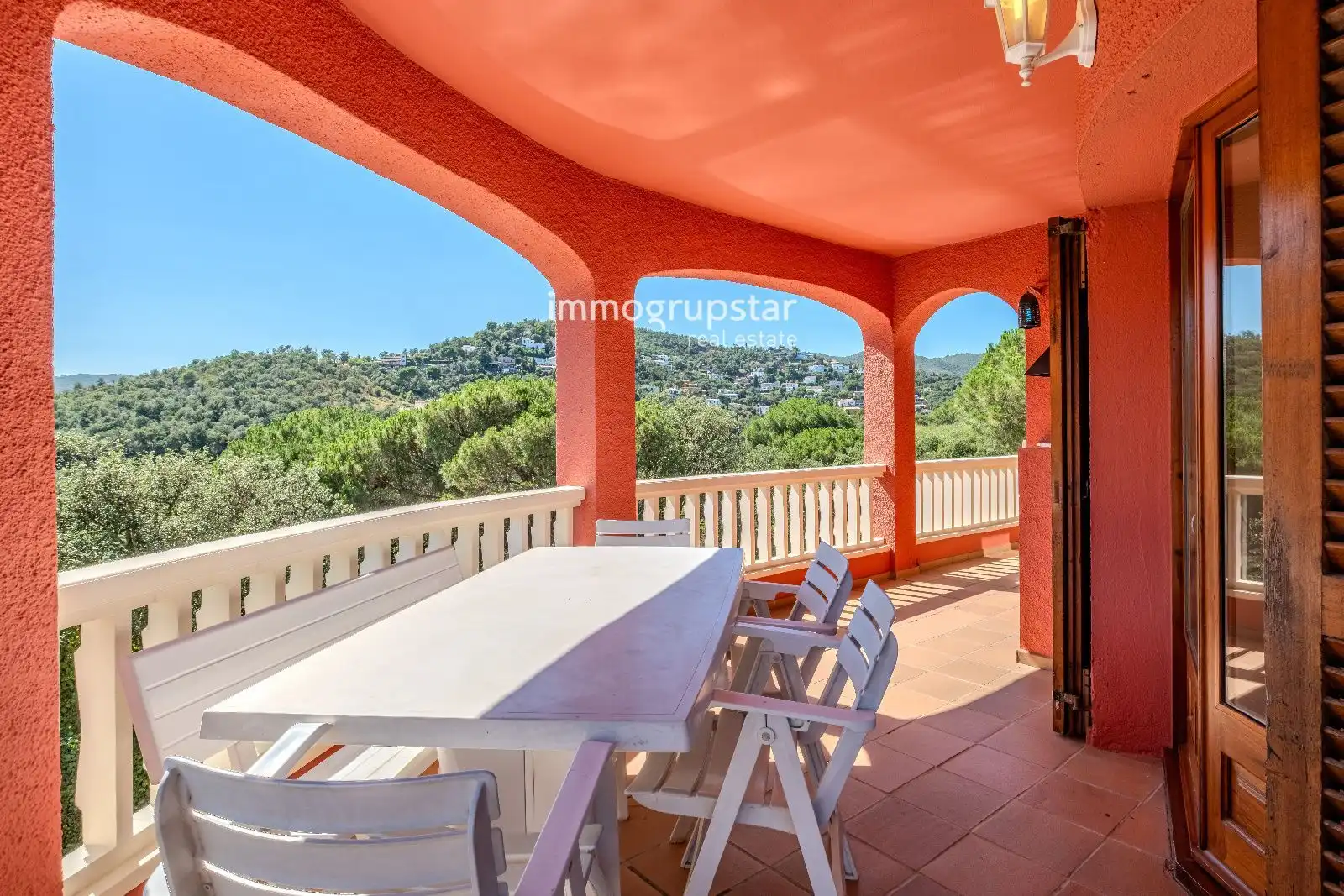 Terrace of Houses for sale in Calonge i Sant Antoni  with Air Conditioner, Heating and Swimming Pool