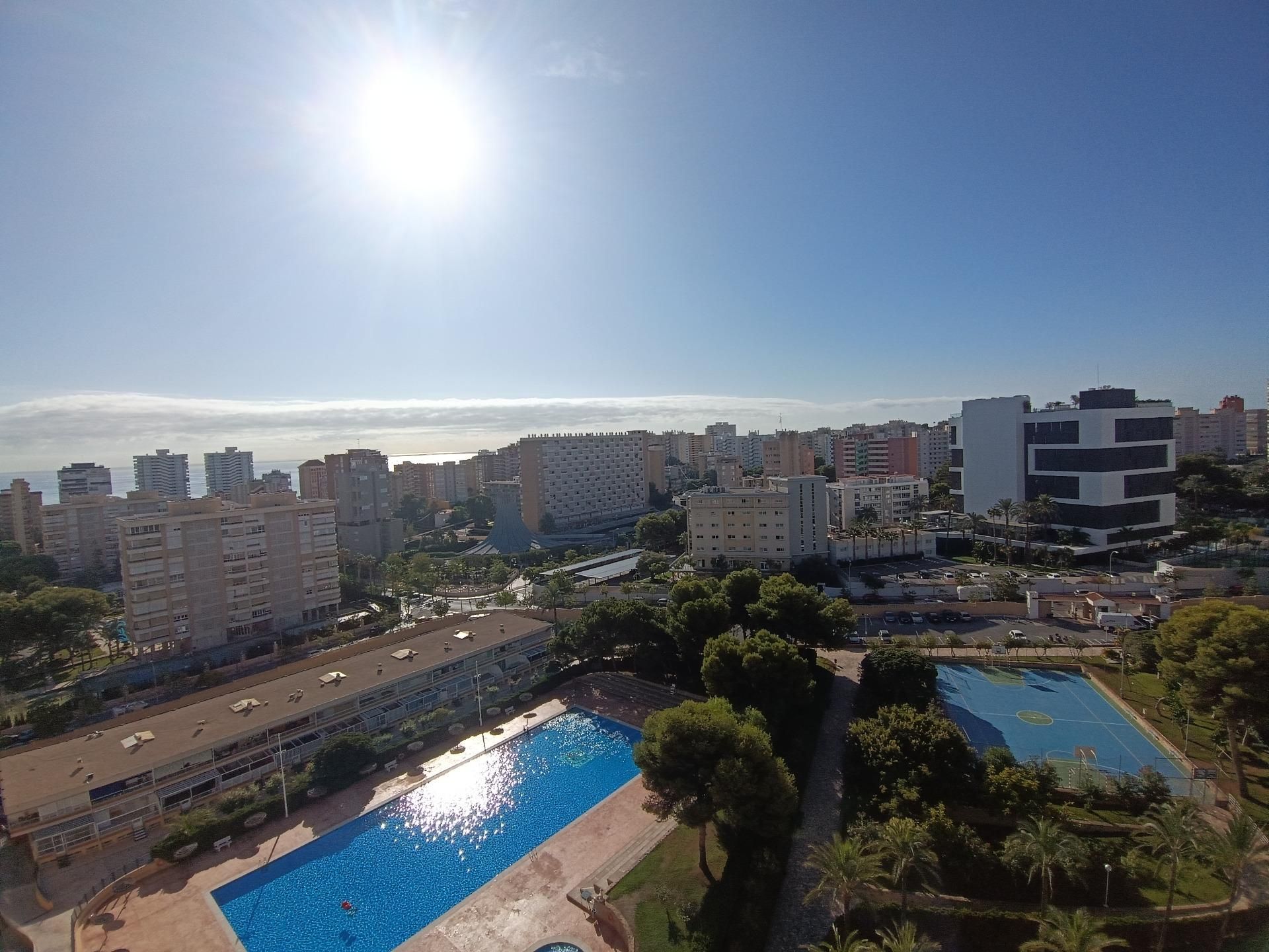 Piscina de Apartament de lloguer en Alicante / Alacant amb Aire condicionat, Jardí privat i Terrassa