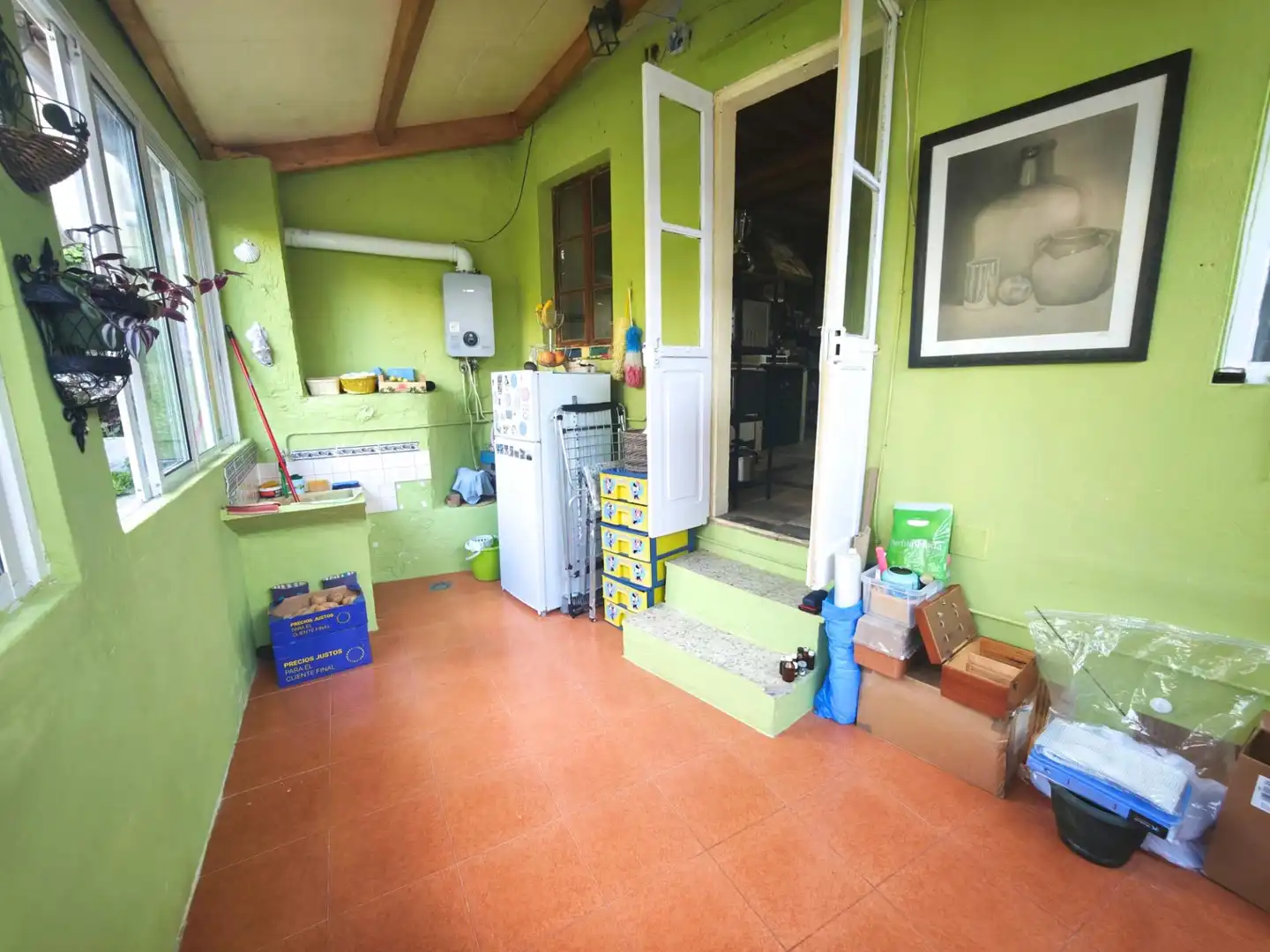 Cocina de Casa adosada en venta en Ortigueira con Trastero y Amueblado