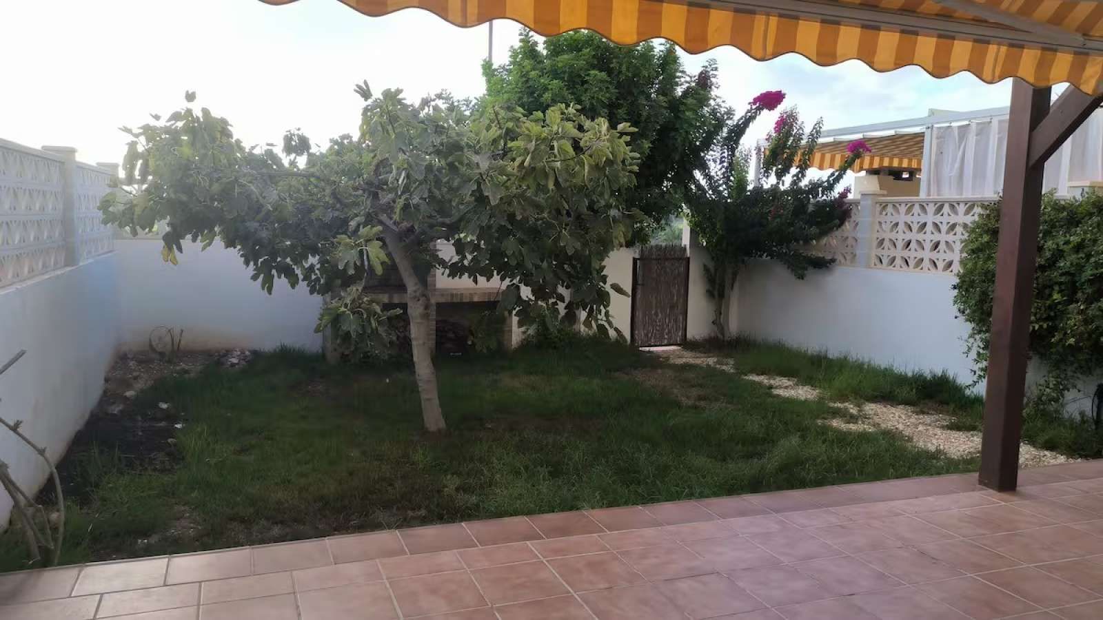 Jardí de Apartament per a compartir en  Almería Capital amb Aire condicionat, Terrassa i Moblat