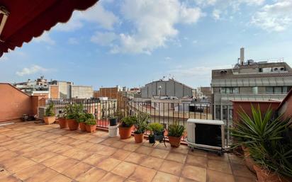 Vista exterior de Àtic en venda en  Barcelona Capital amb Terrassa