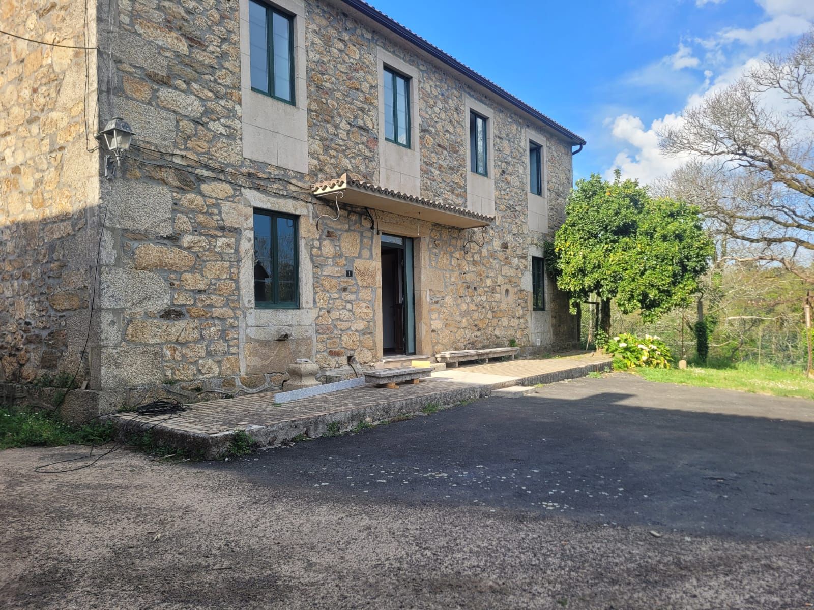 Vista exterior de Finca rústica de alquiler en Vedra con Calefacción, Jardín privado y Parquet