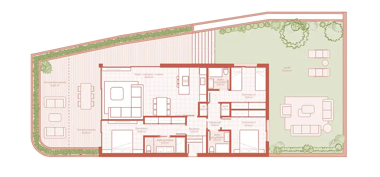 Apartamento con jardín en venta en Torremuelle, imagen 14