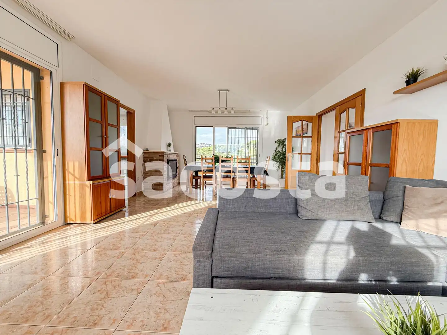 Sala de estar de Casa o chalet en venta en Lloret de Mar con Aire acondicionado, Calefacción y Jardín privado