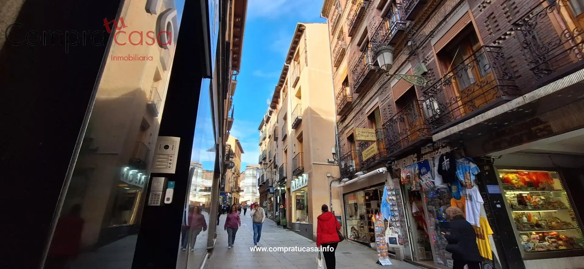 Vista exterior de Apartamento de alquiler en Segovia con Calefacción y Amueblado
