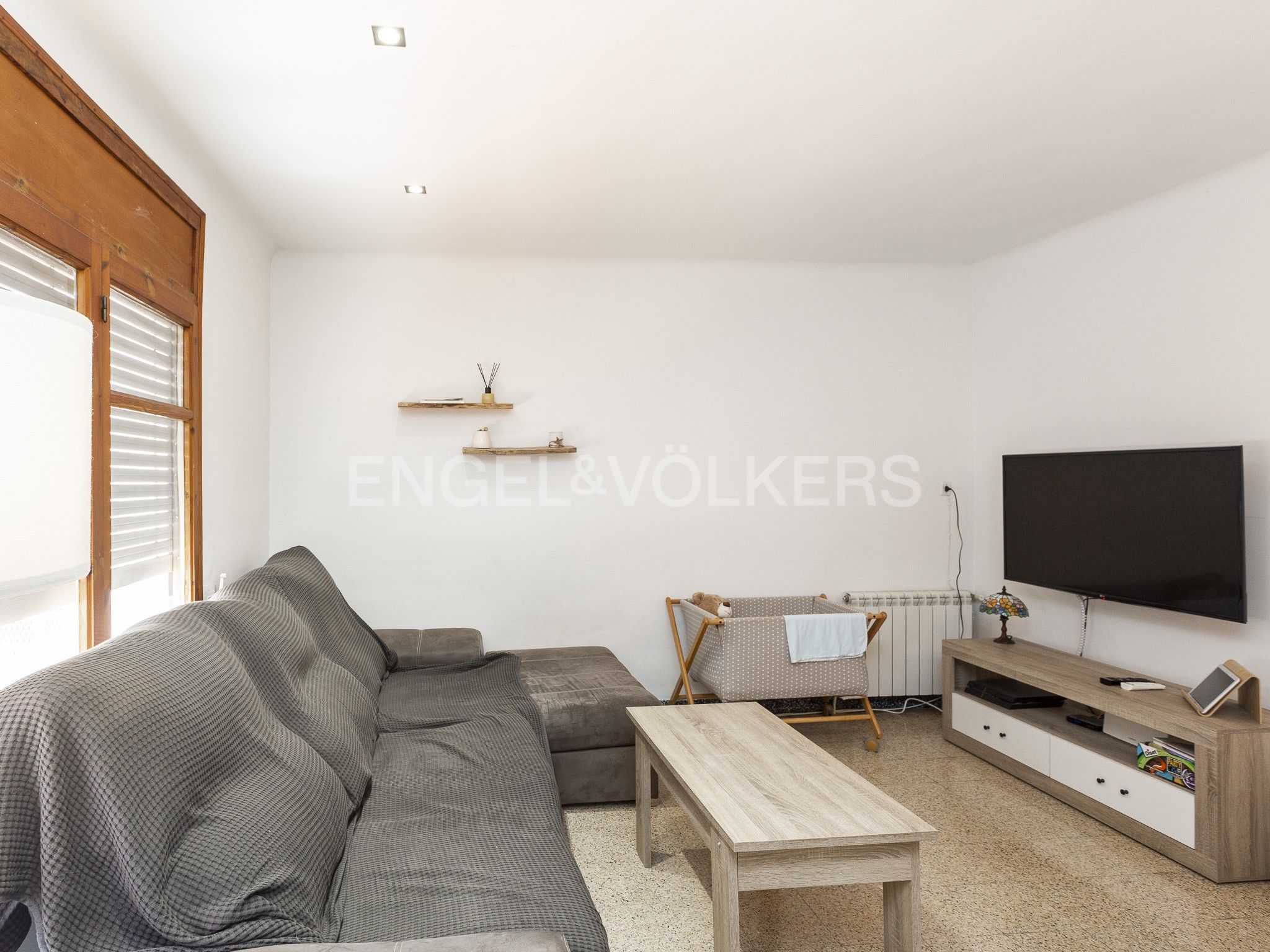 Sala d'estar de Casa o xalet en venda en Font-rubí amb Calefacció, Terrassa i Traster