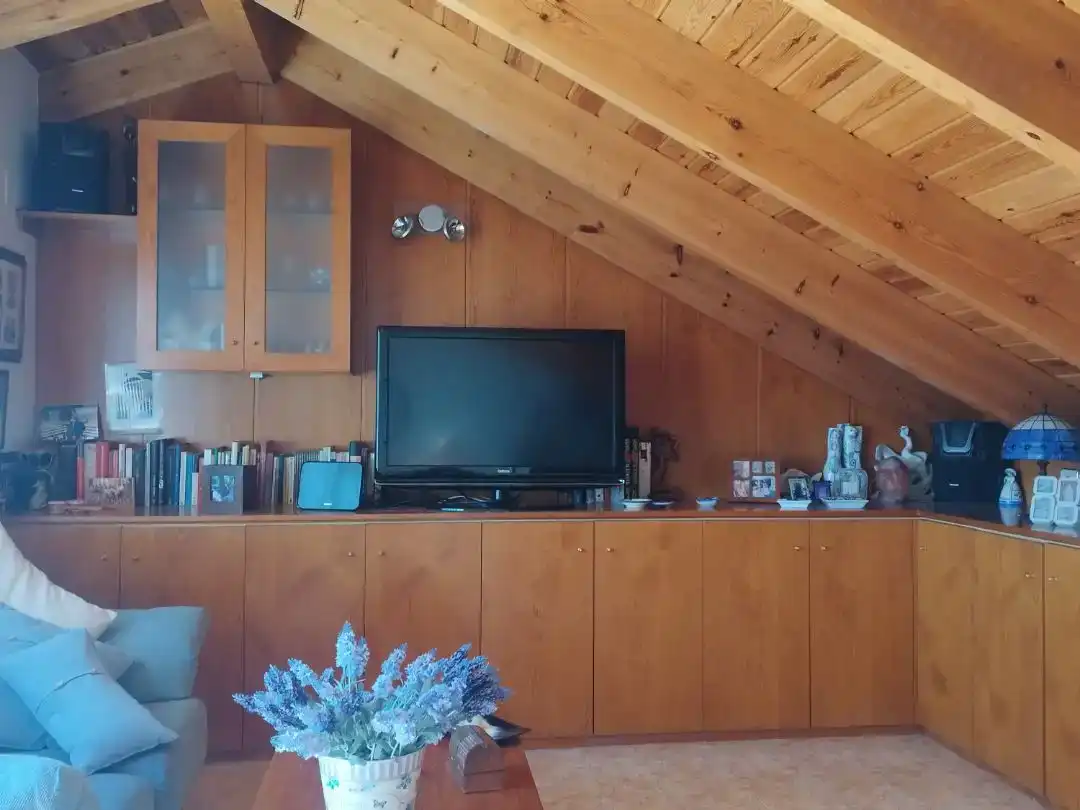 Sala d'estar de Casa adosada en venda en Sant Vicenç Dels Horts amb Aire condicionat i Balcó