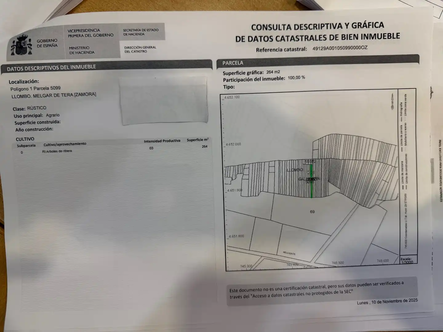 Terreno en venta en Melgar de Tera