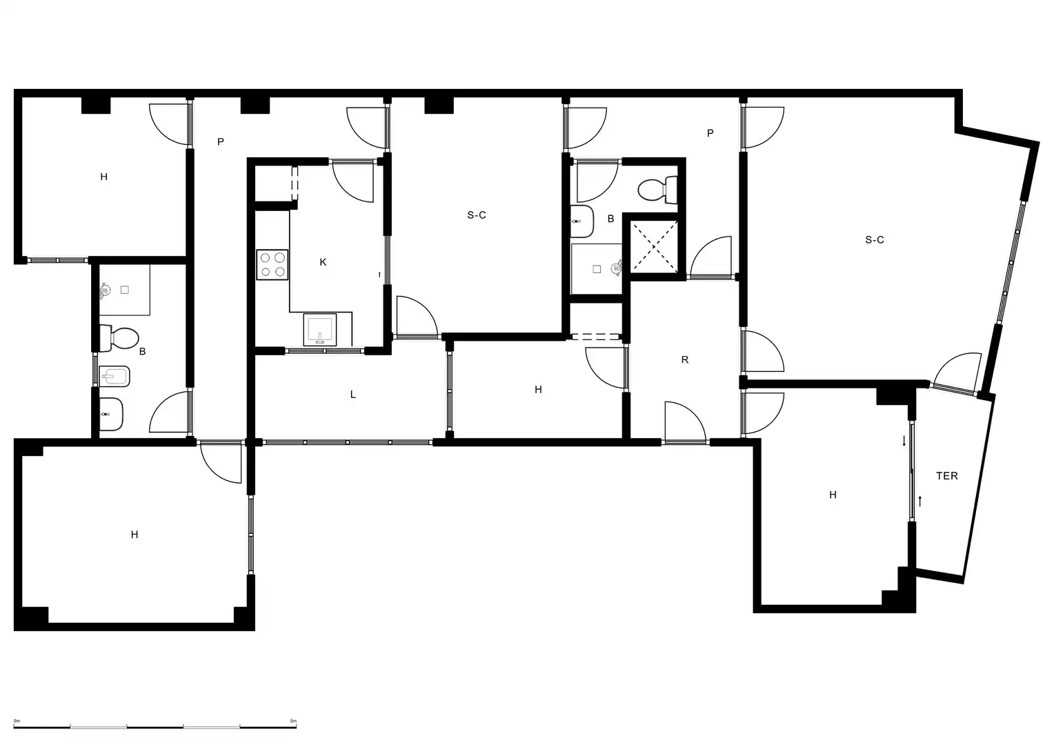 Piso en venta en C/ Gomez Ferrer, Zona La Ermita