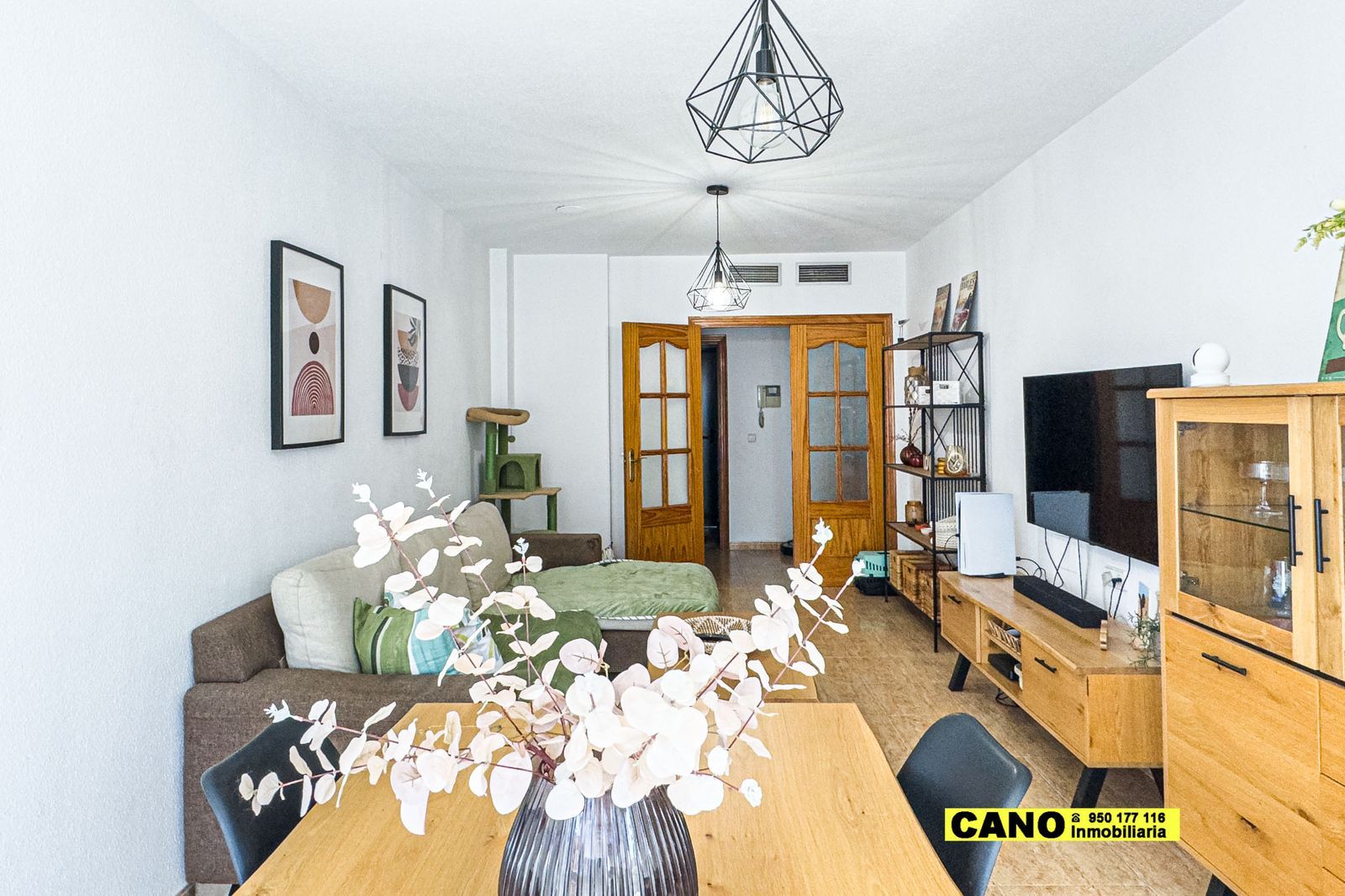 Sala d'estar de Pis en venda en Roquetas de Mar