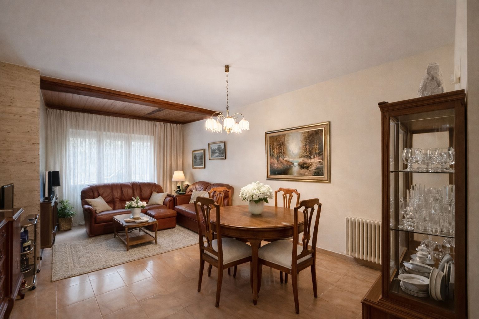 Sala d'estar de Casa o xalet en venda en Riudarenes amb Calefacció, Jardí privat i Balcó