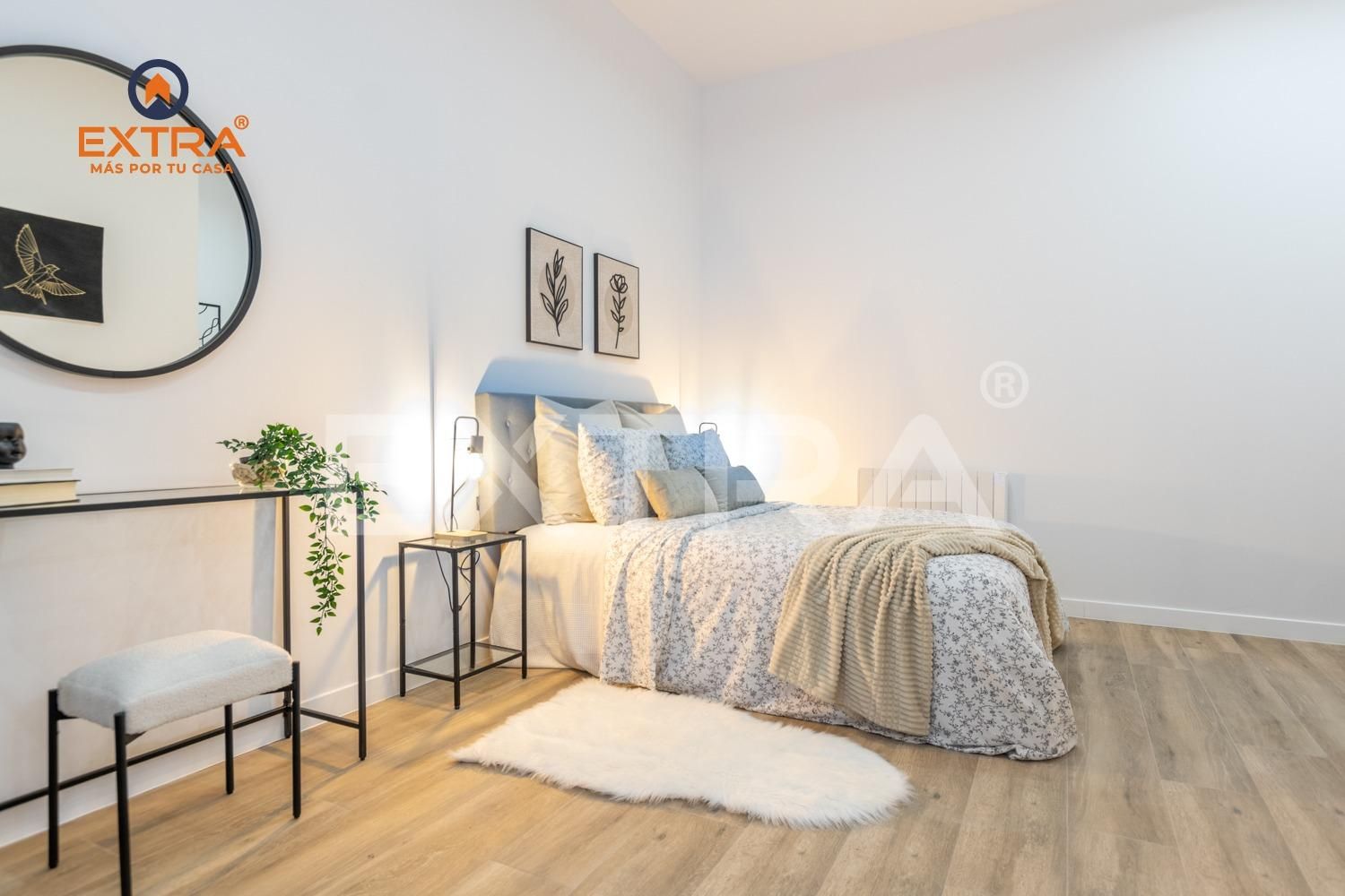 Bedroom of Apartment for sale in  Madrid Capital  with Heating