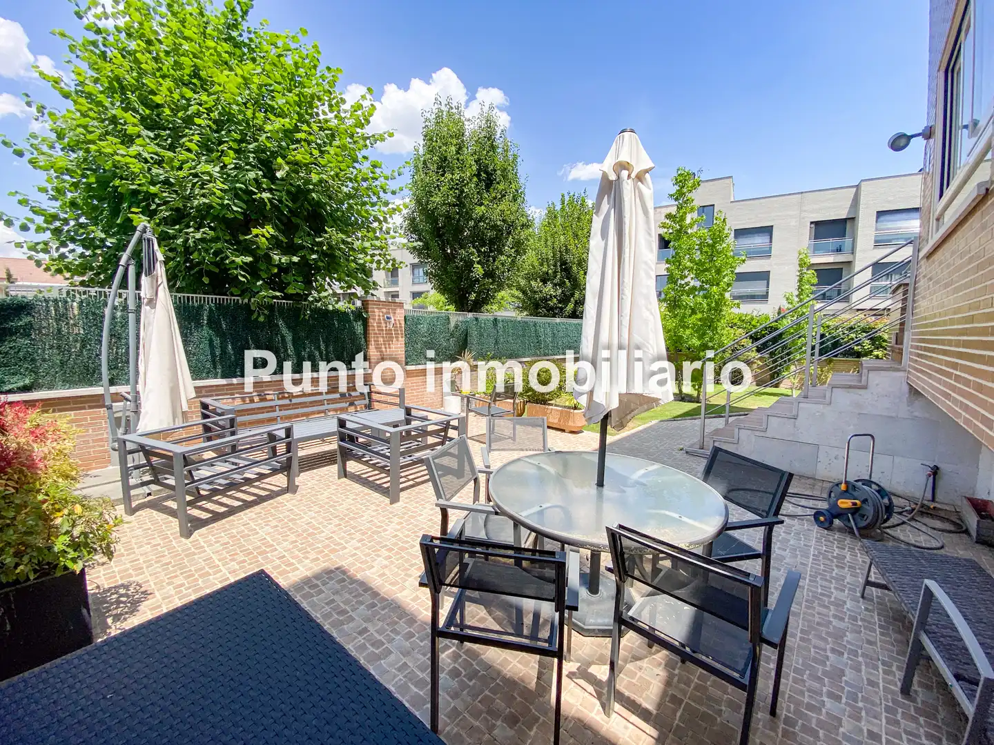 Terraza de Casa adosada de alquiler en Valladolid con Aire acondicionado, Calefacción y Jardín privado