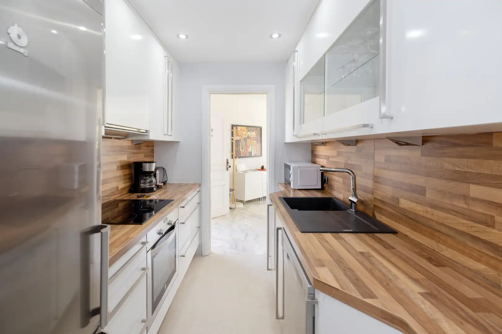 Kitchen of Flat for sale in Marbella  with Air Conditioner, Heating and Terrace