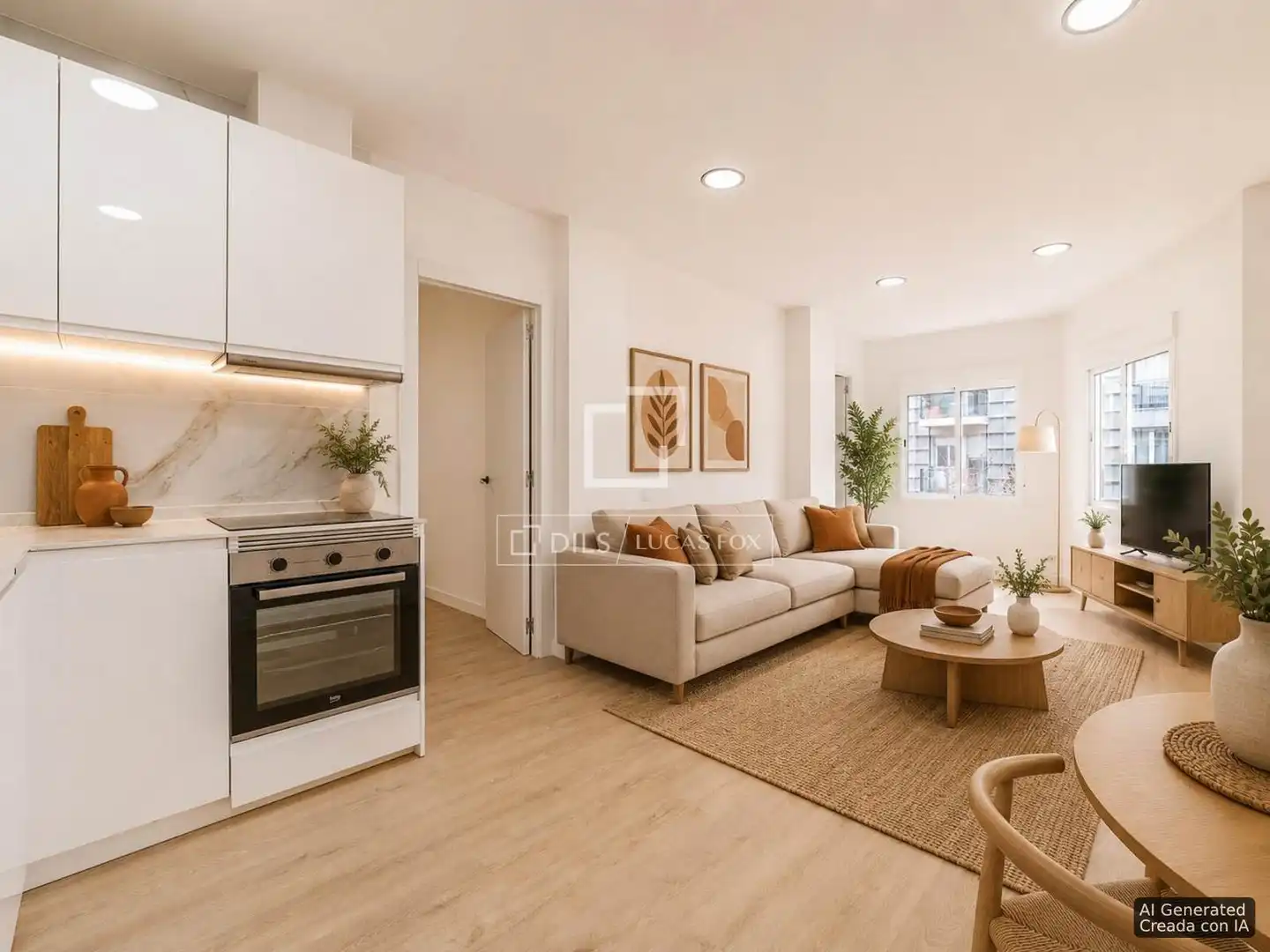 Sala de estar de Piso en venta en Barcelona