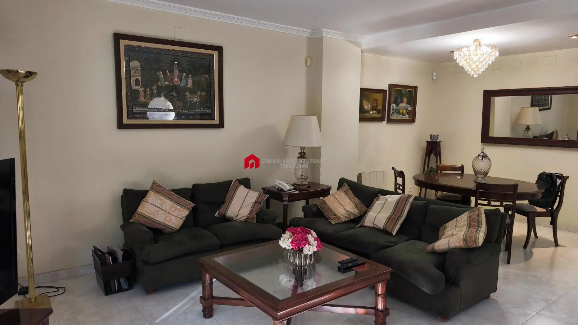 Sala de estar de Casa adosada en venta en Tortosa con Aire acondicionado, Calefacción y Jardín privado